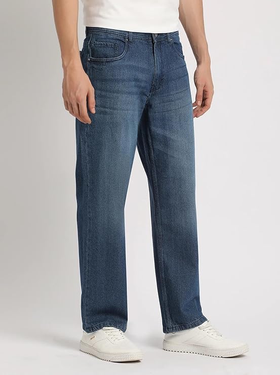 London Hills Men's Relaxed Fit Mid Rise Jeans - Image 3